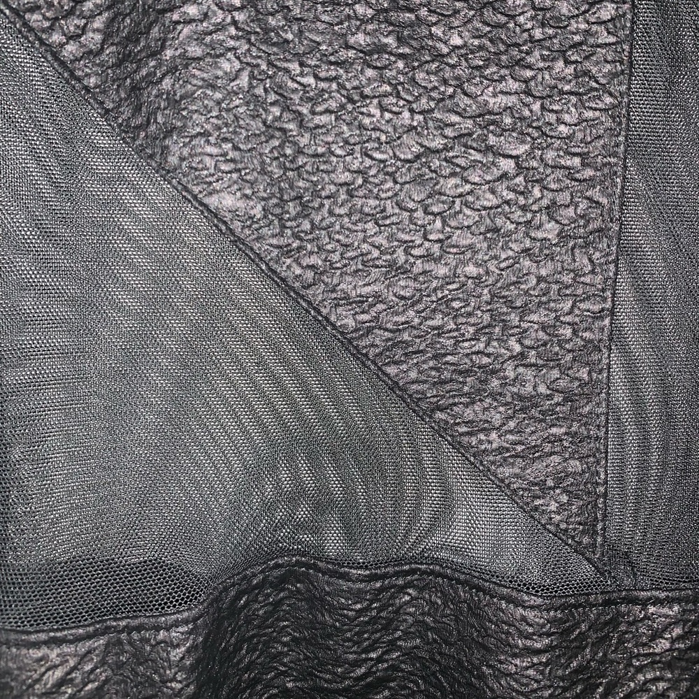 LEATHER/MESH DRESS